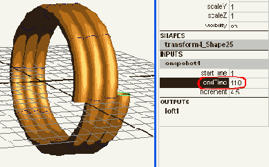 ������ � ������� ���������� ��������� End Time (�������� �����) ������������� �����������