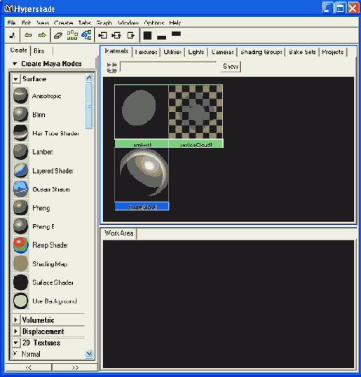 ���� ������� Hypershade