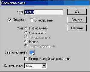 ���������� ���� Layer Properties