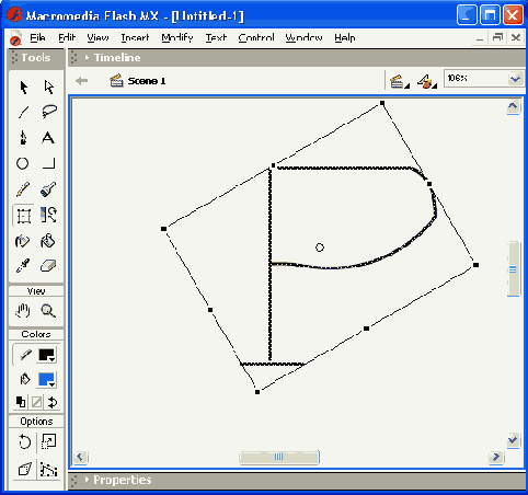 ��������� ���������� ����������� Free Transform Tool