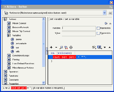 ������ ������ Action ����� ������� � �������� ������ setMask