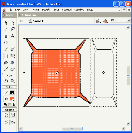 ��������� ������� � ������� ����������� Free Transform