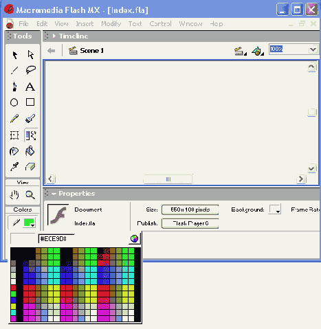 ���� ������� Flash MX