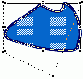 ������ ������������� � ������� ����������� Free Transform � ������ Distort