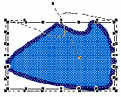 ������ ������������� � ������� ����������� Free Transform � ������ Distort