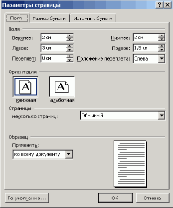 Разметка страницы