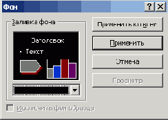 Редактирование образца слайда