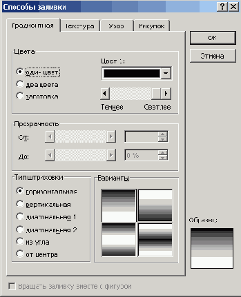 в качестве фона слайда соответственно