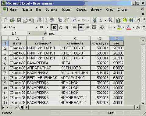 ����������� ����� �������� � �����