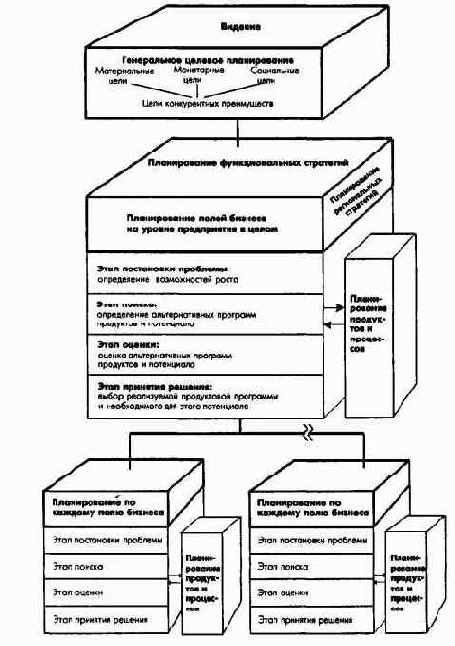 Планирование полей бизнеса с интегрированным планированием функциональных и региональных стратегий