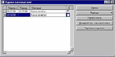 Как настроить кассовую книгу