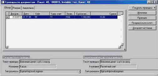 Корреспонденция счетов