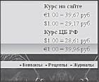 Информер курса валют