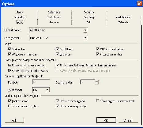 ���� Options (���������)