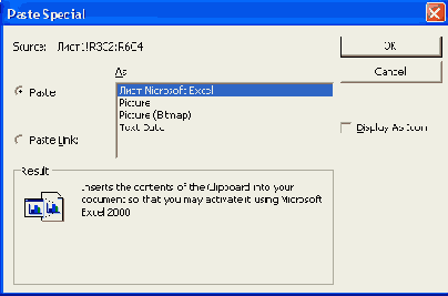 ���� Paste Special (����������� �������)