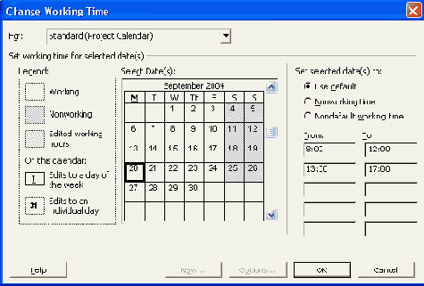 ���� Change Working