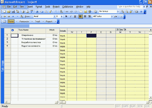 ������������� Task Usage (������������� �����)