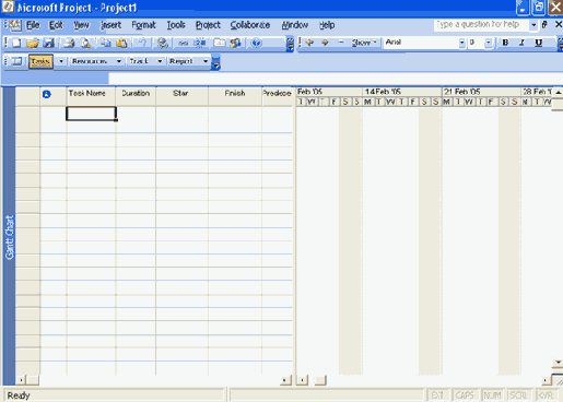 ������������ ����������� � ������������� Gantt Chart (��������� �����)