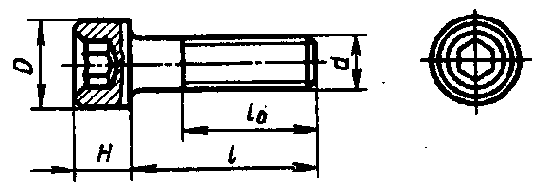 Винты с цилиндрической головкой