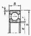 Подшипники шариковые радиальные однорядные (из ГОСТ 8338-75)