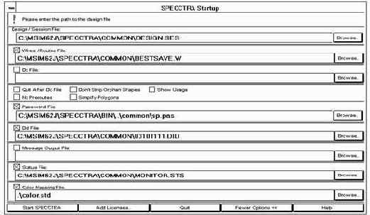 ��������� �������������� ����������� SPECCTRA