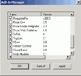 ���������� �������� �������� ���� Add-Ins, Window � Help