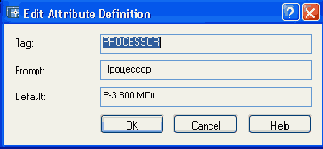 Диалоговое окно Edit Attribute Definition