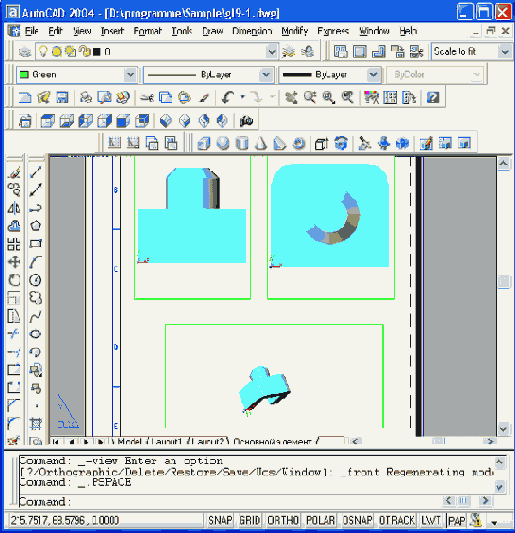 Конструкторский набор видовых экранов