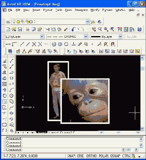 Вставка растровых изображений