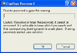 Диалоговое окно Confirm Password