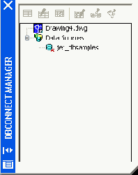 Окно DBCONNECT MANAGER