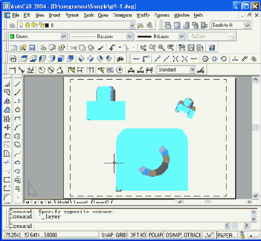 Замораживание границ видовых экранов