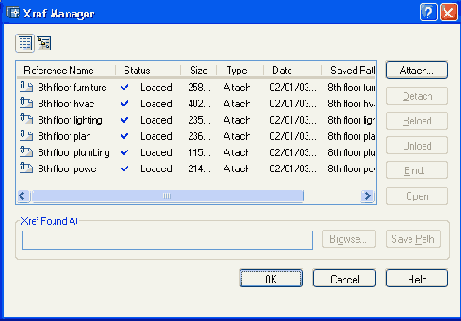 ���������� ���� Xref Manager (��������� �����)