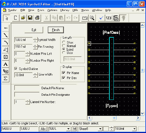 ����� ������� Symbol/Symbol Wizard