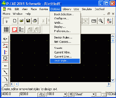 ��������� ������������ ��������� P-CAD Schematic
