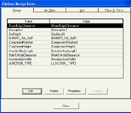 ��������� ������������ ��������� P-CAD Schematic
