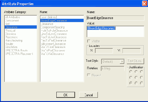 ��������� ������������ ��������� P-CAD Schematic