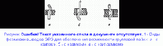 Выбор варианта установки ЭРЭ