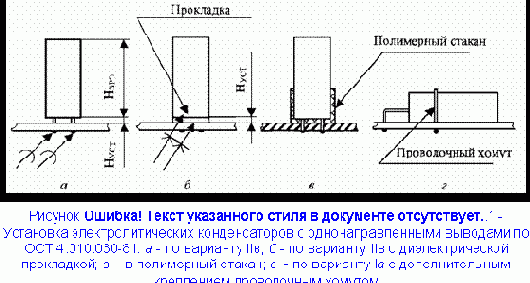Выбор варианта установки ЭРЭ