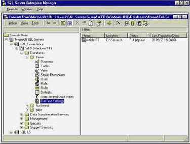 ������ ������ �������������� Microsoft SQL Server