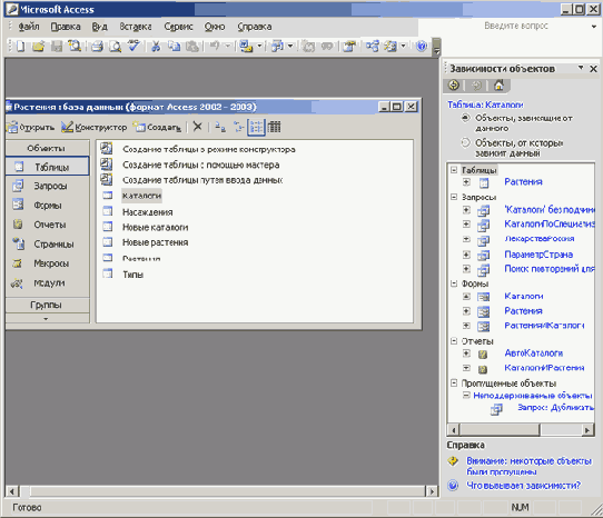 ����������� ������������ � ������� ��������