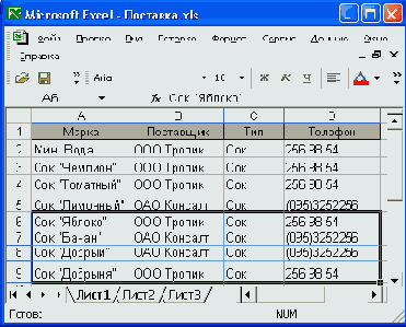 ����������� ������� ������� �� ������ ������