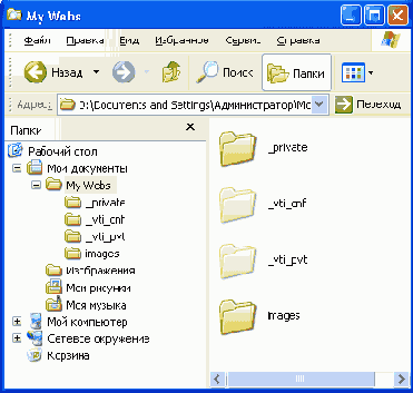 ������� Web-����� � ���������� Windows