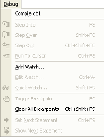 ���� � ������ ������������ Debug