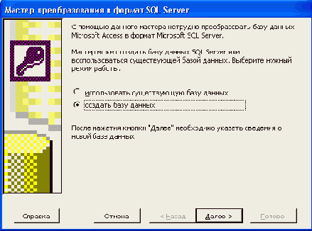 ������ ���������� ���� ������� ��� ������ Microsoft SQL Server