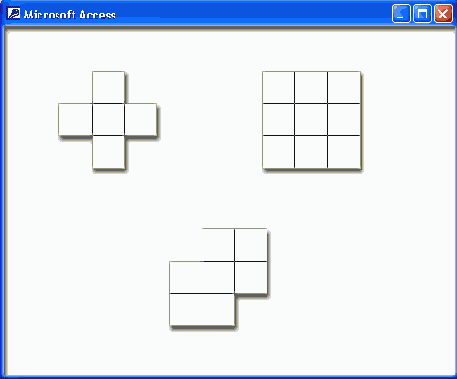 П2.1. Смежность клеток на игровом поле для разных конфигураций