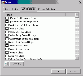 Использование браузера объектов