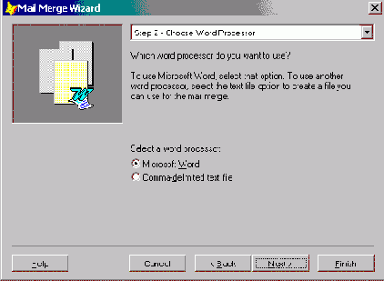 Использование данных из Visual FoxPro в Microsoft Word