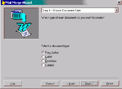 Использование данных из Visual FoxPro в Microsoft Word
