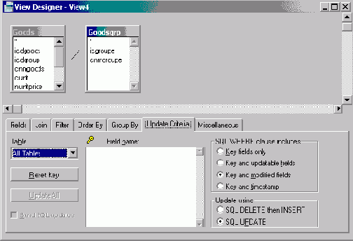 Использование конструктора представлений